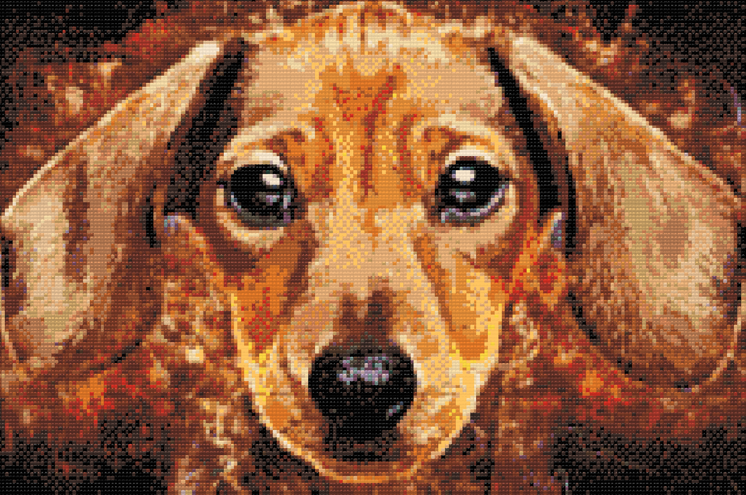 Diamond Painting - Dachshund head