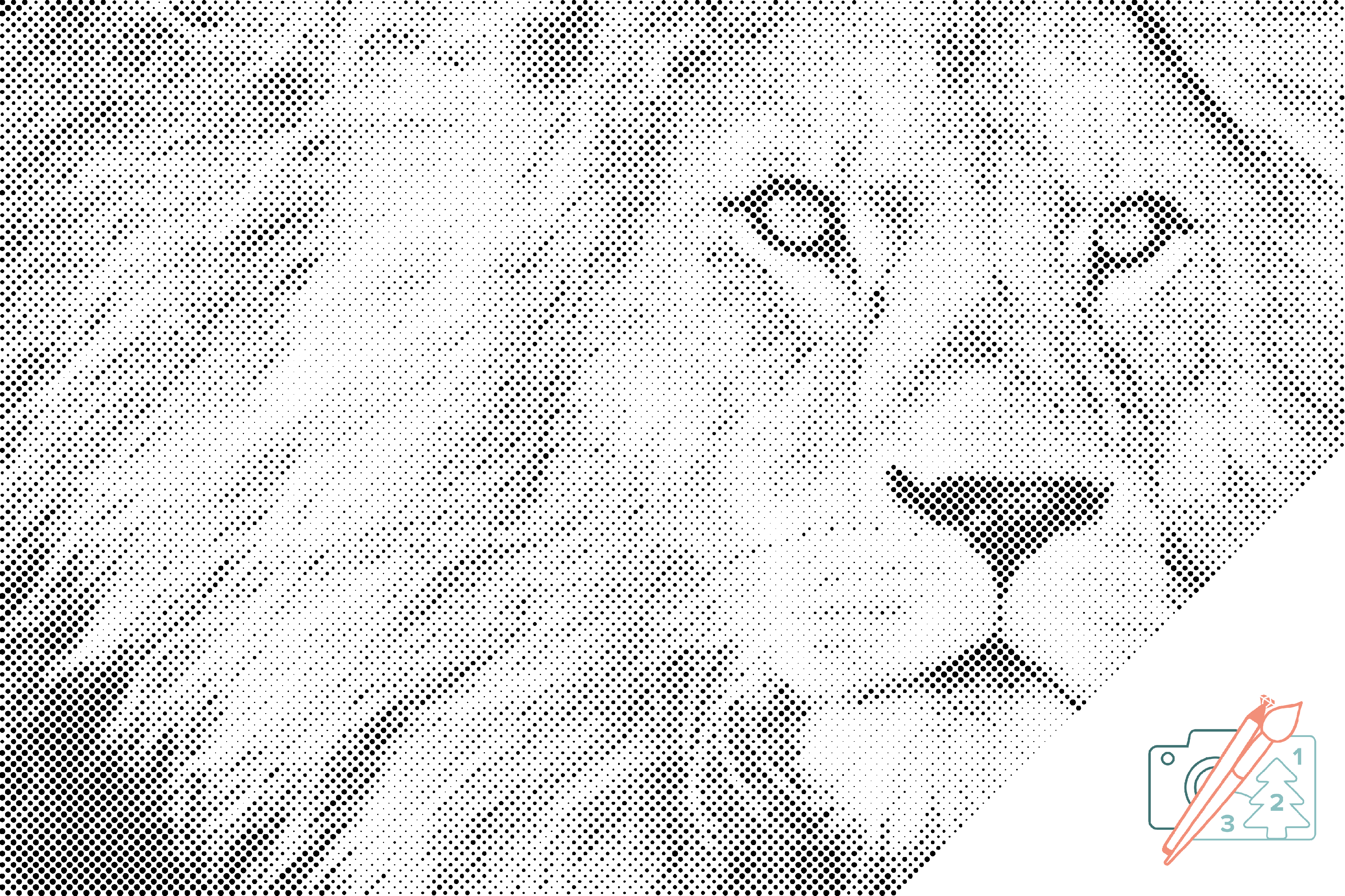 Dotting points - Predatory Look of a Lion