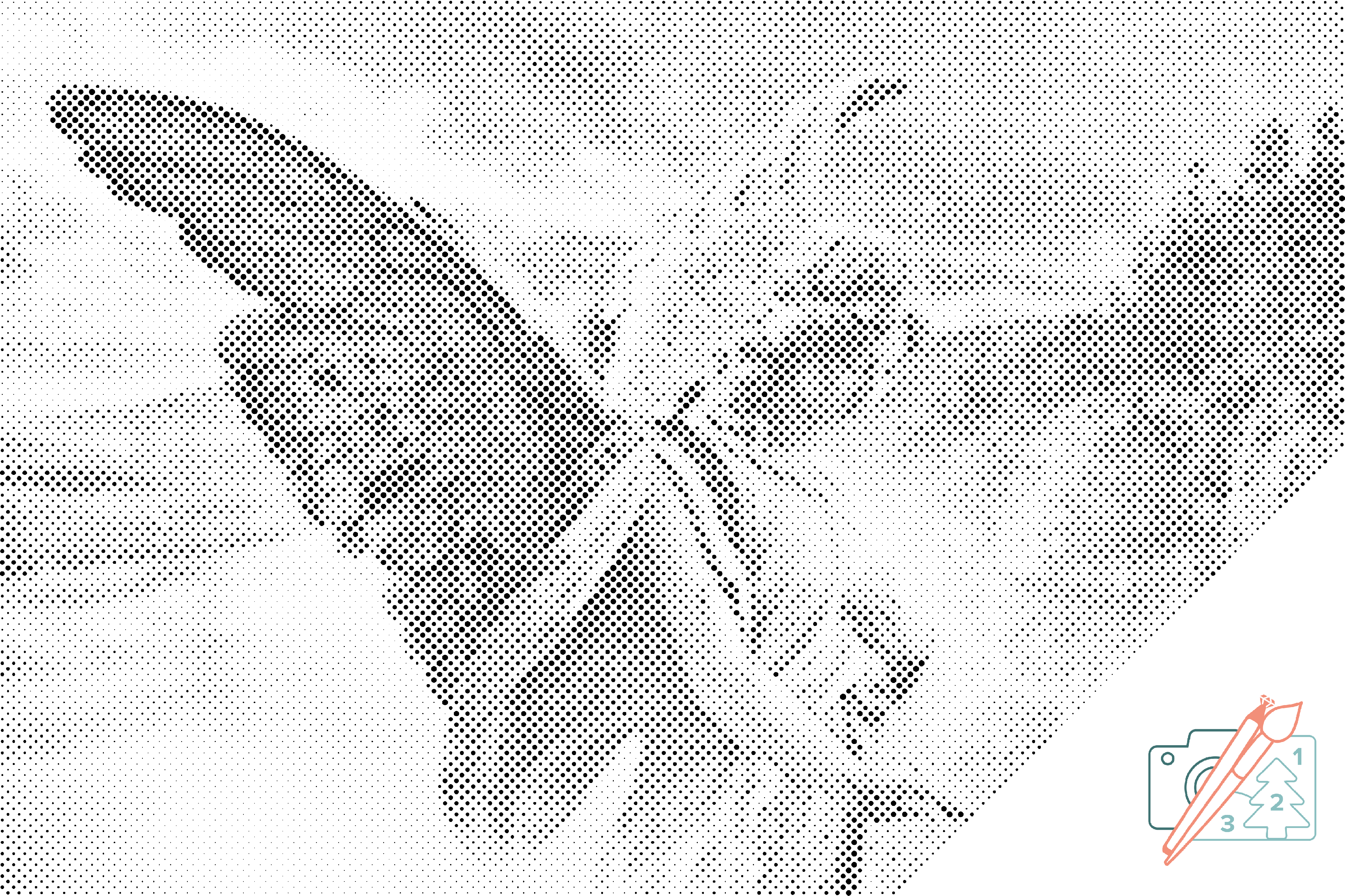 Dotting points - Angel with Candle