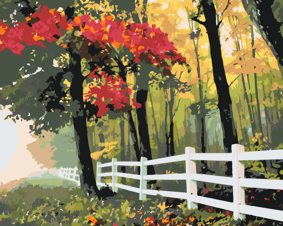 Paint by Number - Autumn Morning