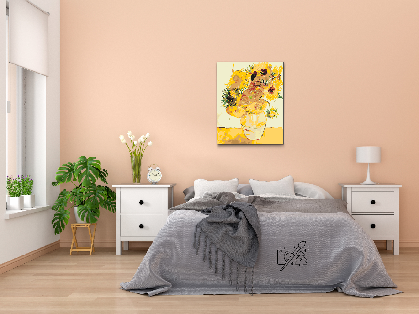 Paint by Number - Vincent Van Gogh - Sunflowers